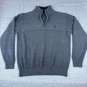 U.S.‎ Polo Assn. Mens Charcoal Zip-Up Sweater